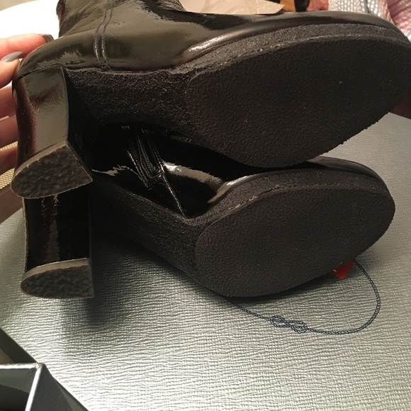Prada Black Patent Boots - Picture 5 of 5